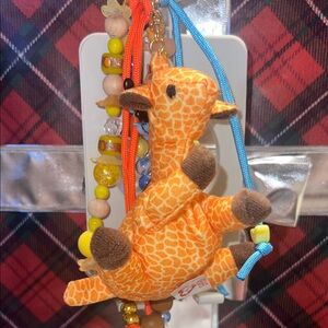 Giraffe Plush Keycharm